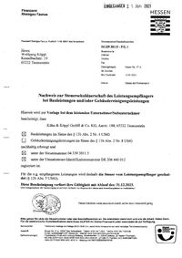 Nachweis Steuerschuldnerschaft Leistungsempf&auml;nger-1